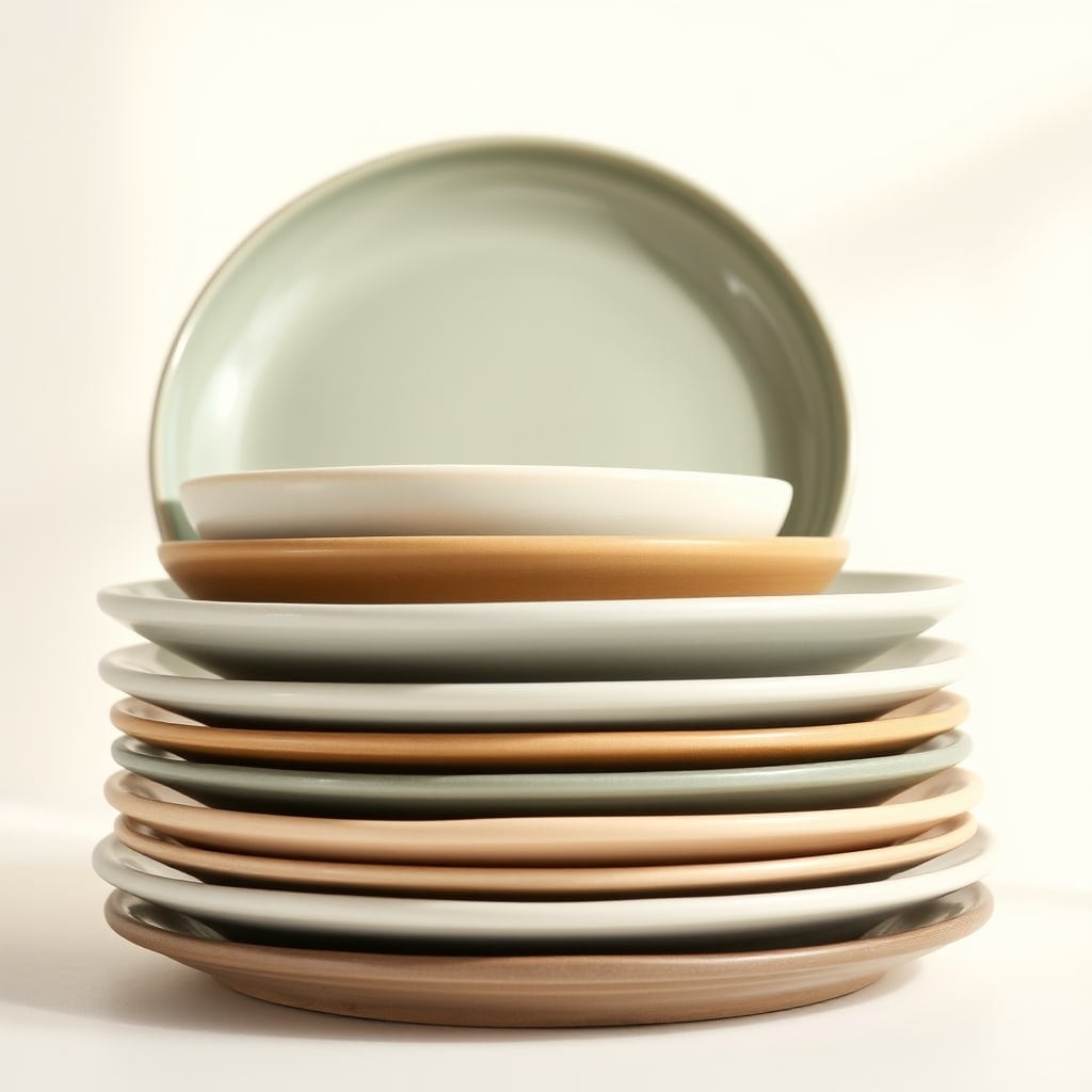 Assiettes Sauge & Sable