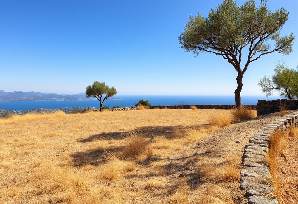Terrain vue mer