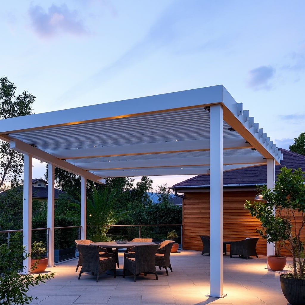 Pergola bioclimatique