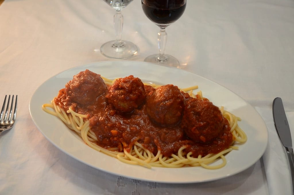 Spaghetti boulettes
