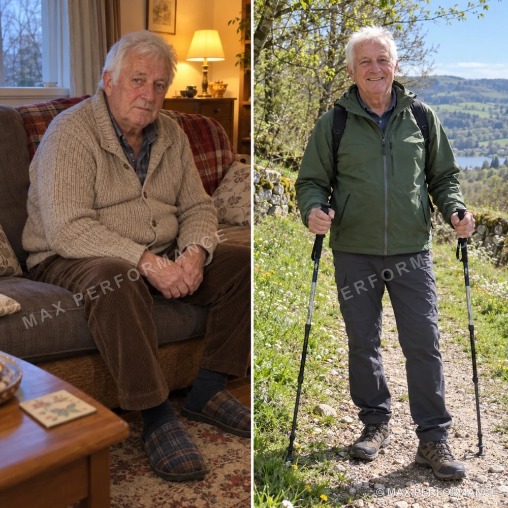 Gérard, 68 ans · 4 mois avant et après